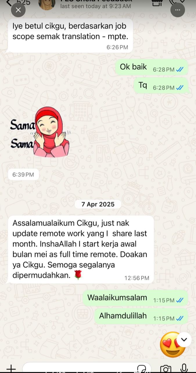 Maklum Balas 6